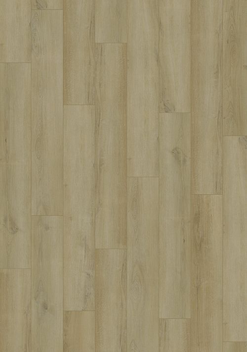 Light tan wood-look flooring with vertical plank layout.