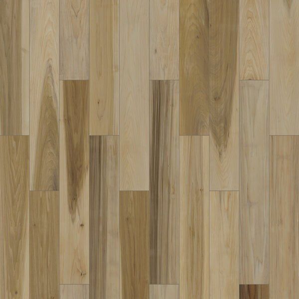 Wooden floor planks in varying shades of light brown and tan.