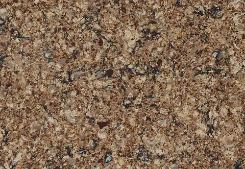 Tan, textured surface with flecks of brown, beige, and gray; possibly cork or aggregate material.