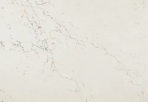 Cream-colored marble with subtle gray veining across its surface.