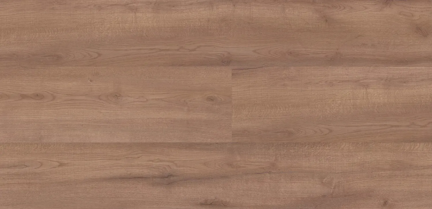 Wooden floor with brown planks.