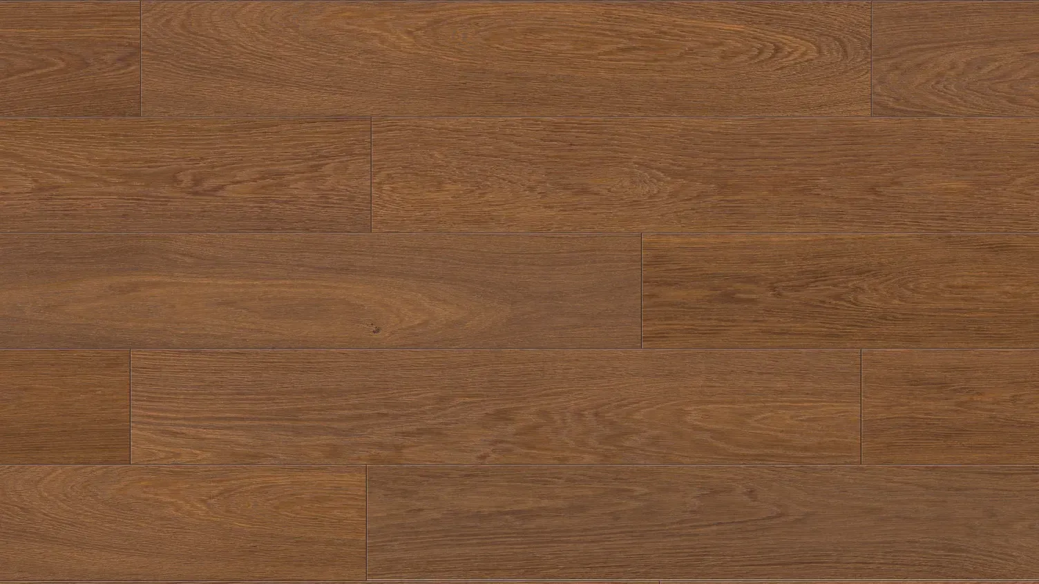 Brown hardwood flooring in a rectangular pattern.