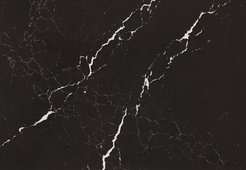 Black marble slab with white veining.