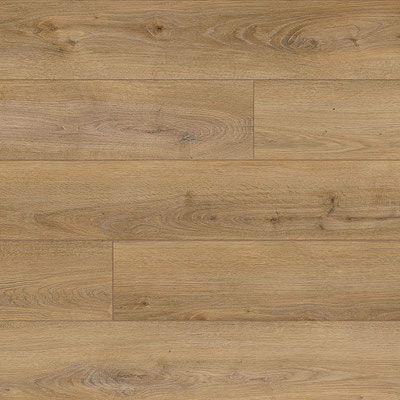 Light brown wood flooring planks.