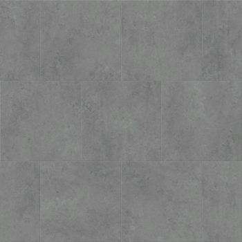 Gray square floor tiles.