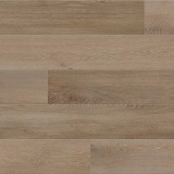 Close-up of light brown wood-look flooring planks with realistic wood grain.