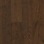 Dark brown wood flooring with visible grain patterns.