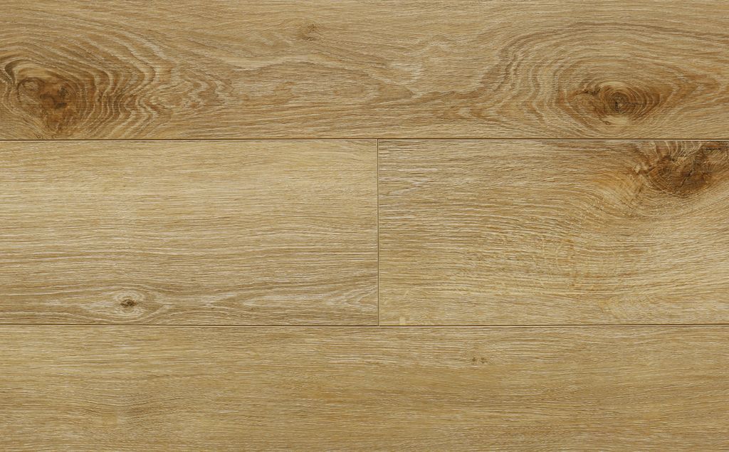 Wooden floor planks in light brown tones.