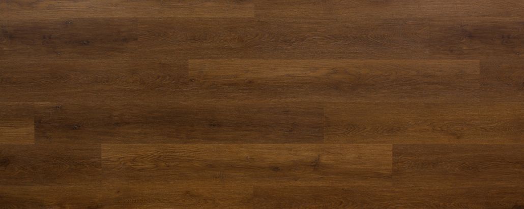 Dark brown hardwood floor.