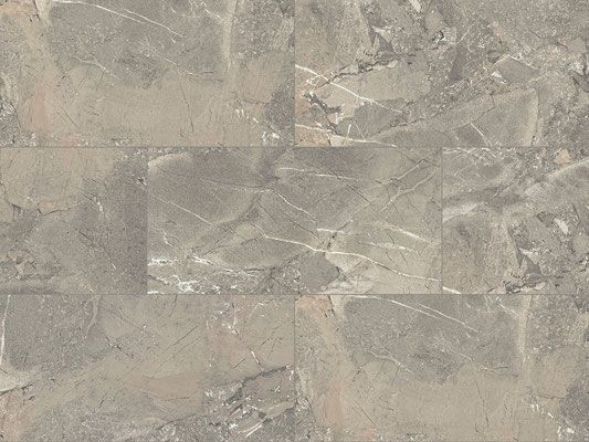 Gray marble-patterned rectangular tiles arranged in a staggered pattern.