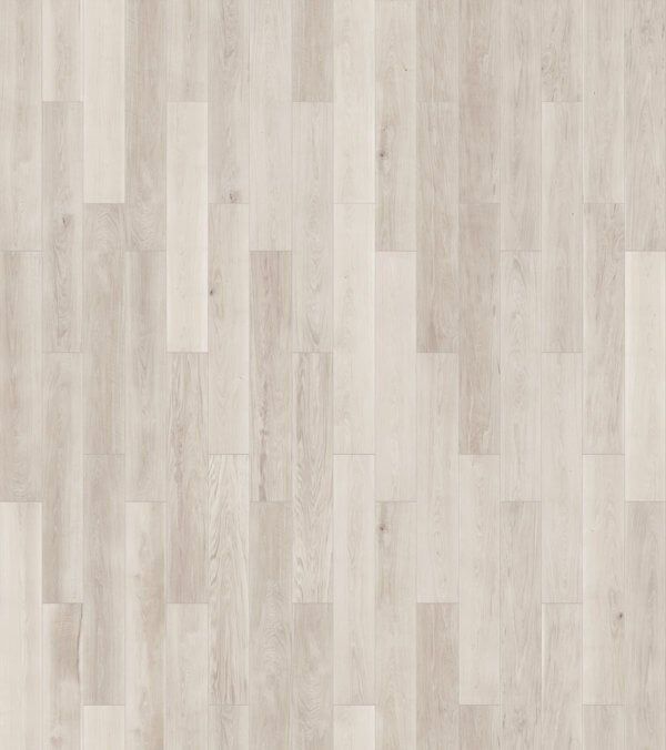 Light-colored wood floor. Vertical planks, varied tones, and subtle grain details.