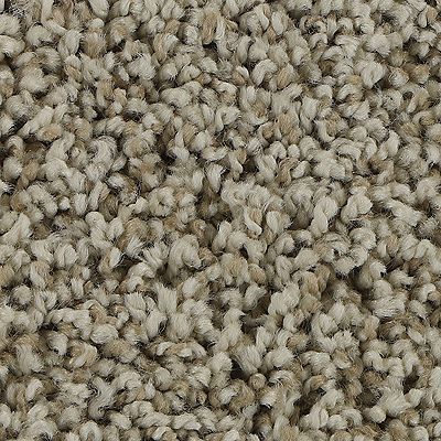 Beige and brown looped carpet texture.