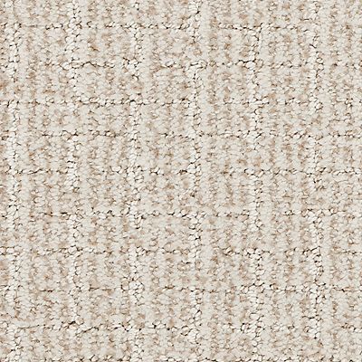 Beige and tan textured carpet with a grid-like pattern.