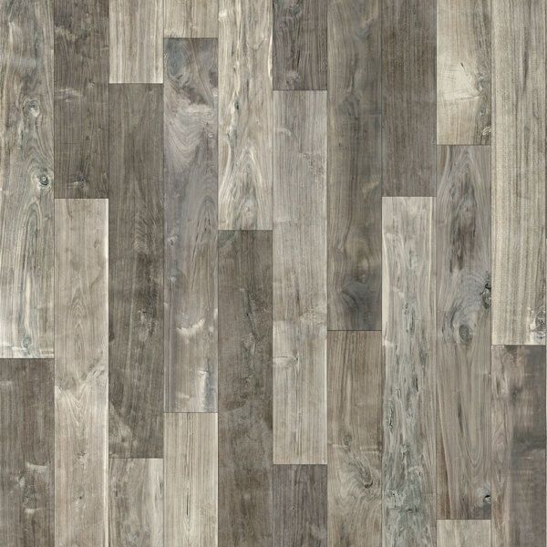 Gray wood floor planks, arranged in a vertical pattern.