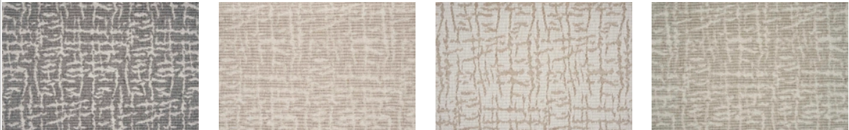 Four panels, each showing a close-up of printed paper with indiscernible text.