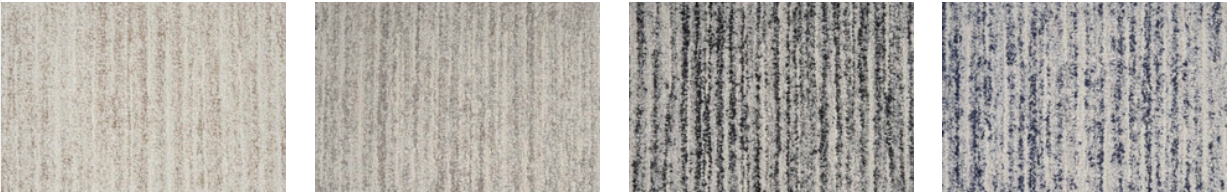 Four vertical panels showing variations of a textured, vertical-lined gray background.