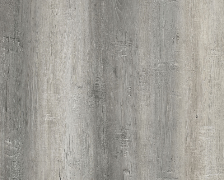 Gray wood grain texture with vertical lines and knots.