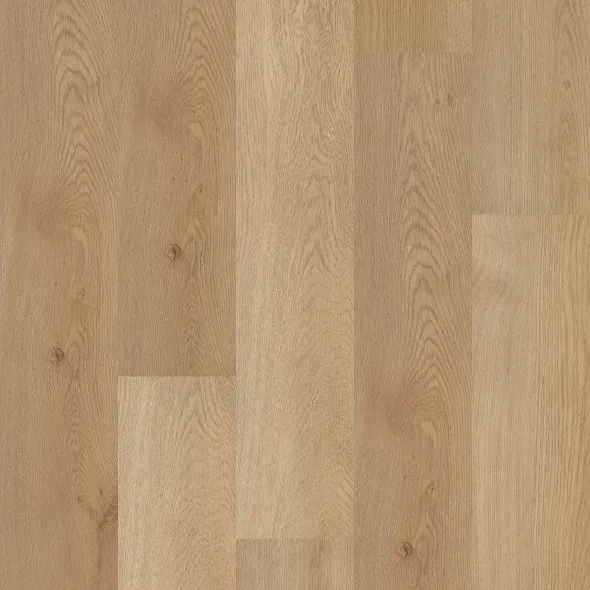 Light beige wood plank flooring.