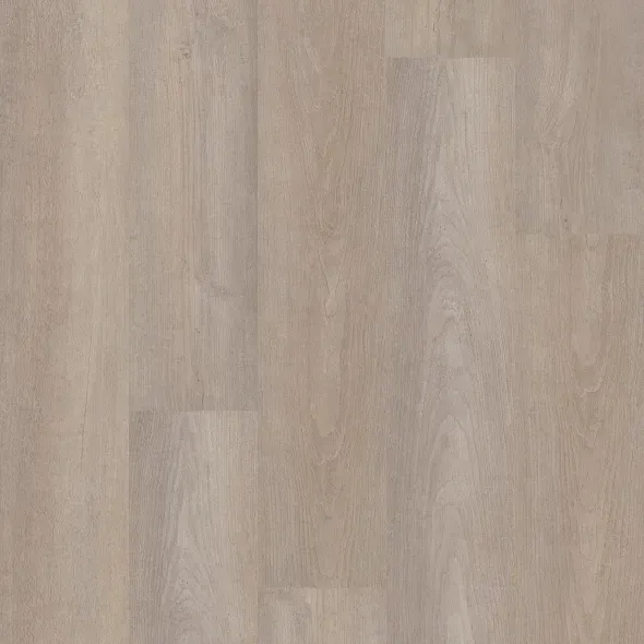 Light beige wood-look flooring, with vertical planks and subtle grain detail.