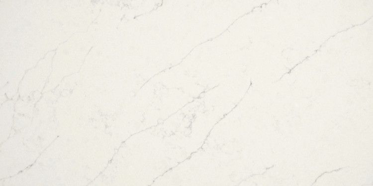 Off-white countertop with subtle veining.