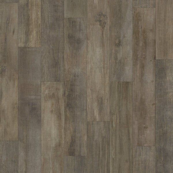 Wooden flooring with a weathered, muted brown and gray color scheme.
