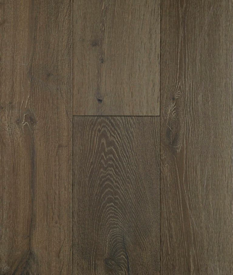 Dark brown wood floor with visible grain patterns.