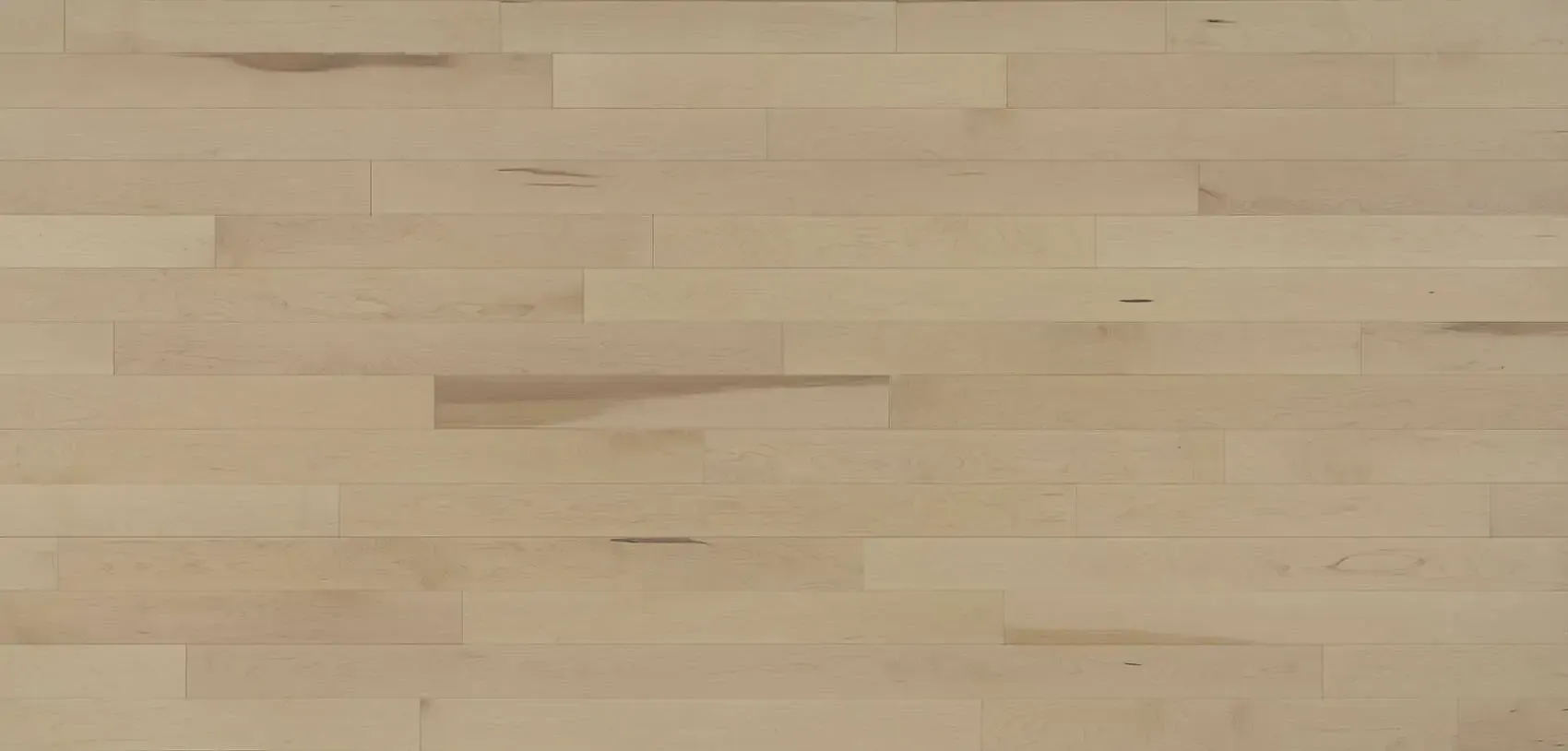 Light-colored hardwood flooring with visible wood grain and knots.