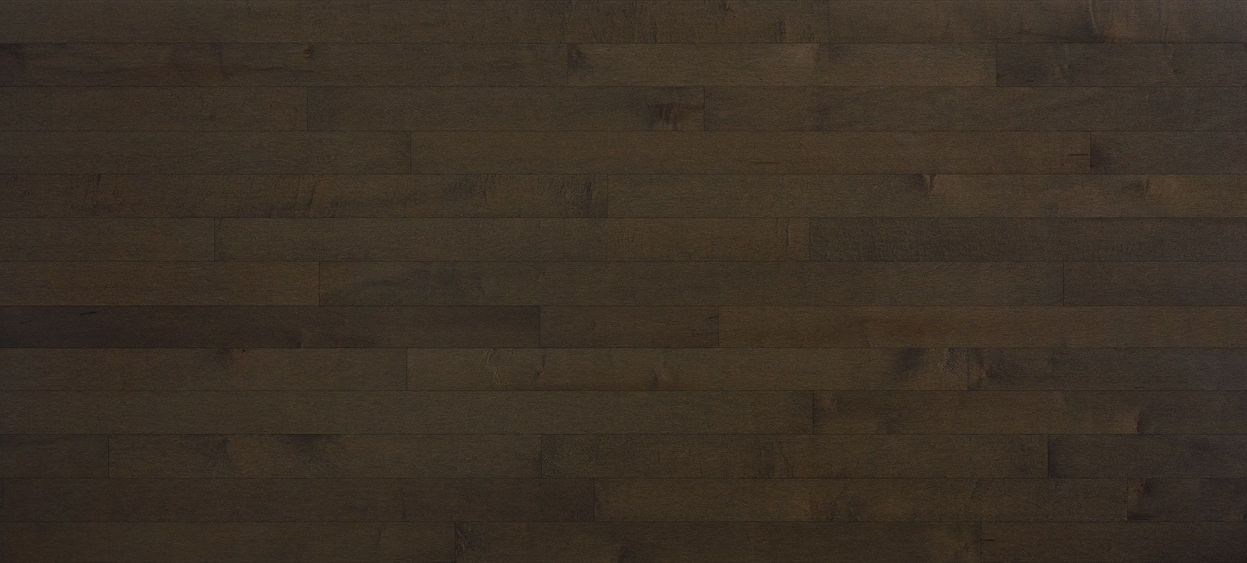 Dark brown hardwood flooring.