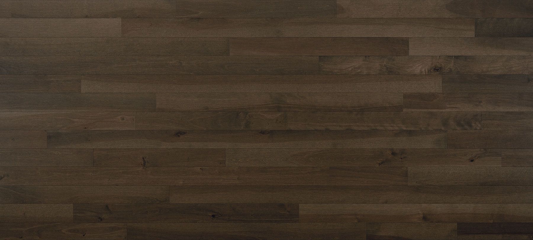 Dark brown hardwood floor.