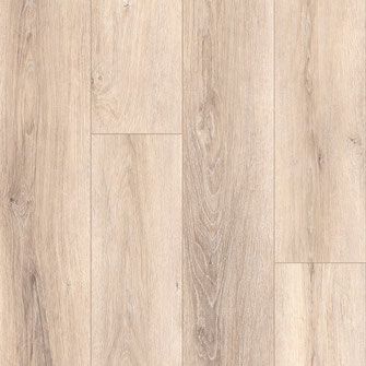 Light beige wood-grain flooring with vertical planks and slight color variations.