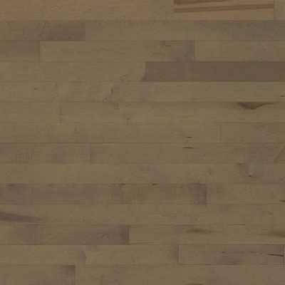 Brown hardwood floor, planks of varying shades.