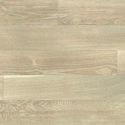 Beige wood-grain flooring with horizontal planks, showing texture and varying shades of light brown.
