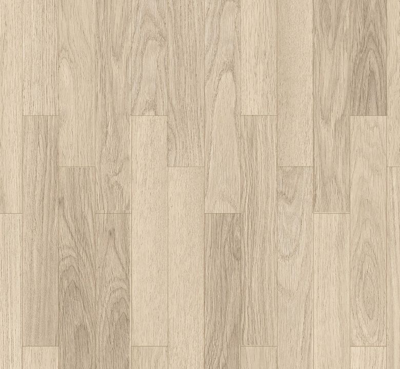 Light wood grain flooring, vertical plank design.