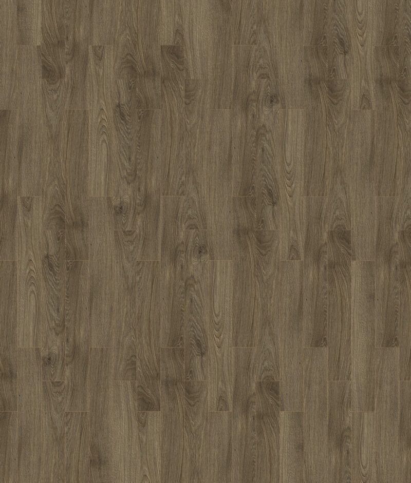 Dark wood plank flooring. Brown tones with visible wood grain texture.