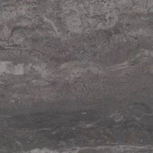 Gray marble tile with veining.