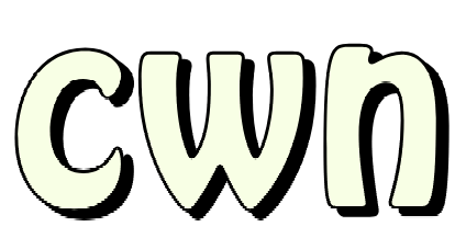A black and white logo that says 