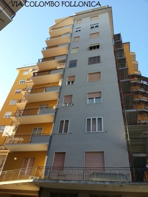 condominio con facciata ripristinata