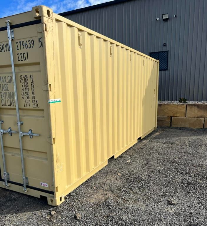 A Yellow Shipping Container With the Number 2261 on It — Toowoomba Container Hire & Sales in Warwick, QLD