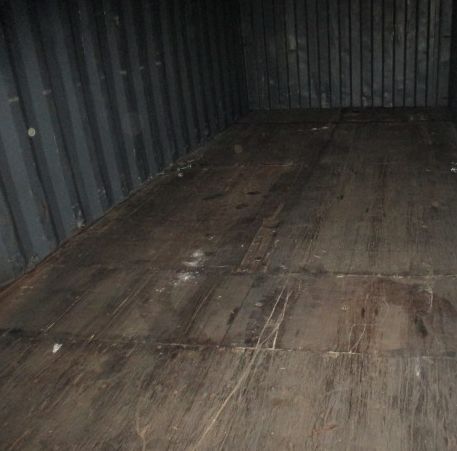 The Inside of a Shipping Container With a Wooden Floor — Toowoomba Container Hire & Sales in Oakey, QLD