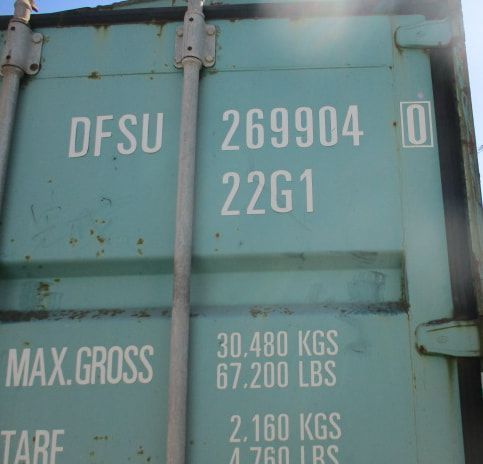 A Blue Shipping Container With the Number 269904 on It — Toowoomba Container Hire & Sales in Highfields, QLD