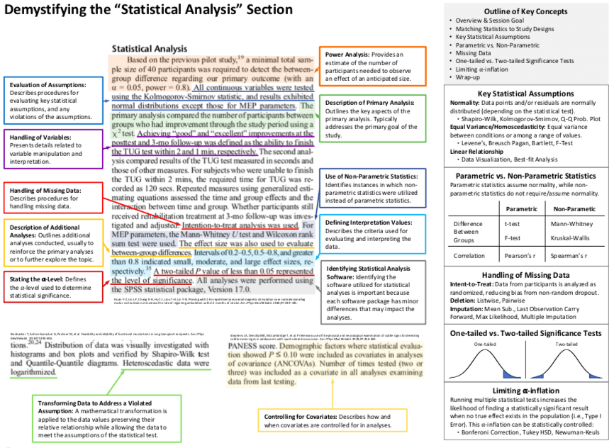 Link to Demystifying the Statistical Analysis Section