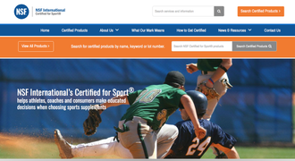 Link to NSF Certified for Sport
