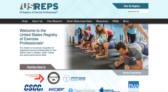 Link to US Registry of Exercise Professionals