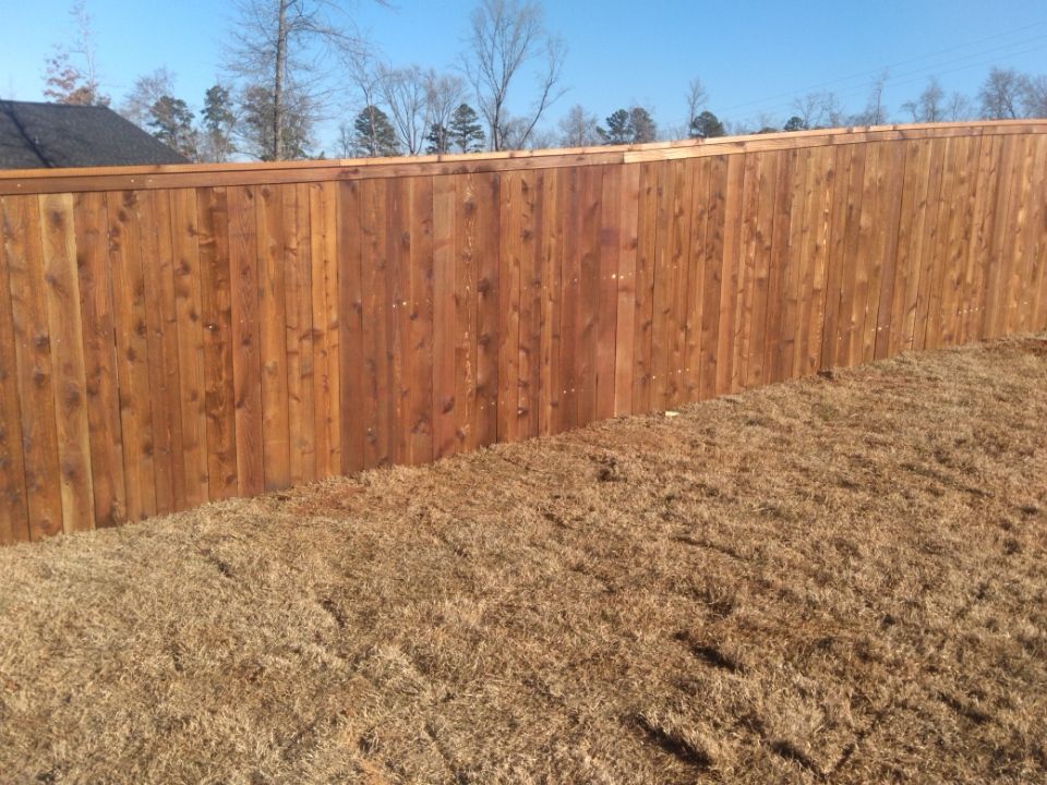 wood fence