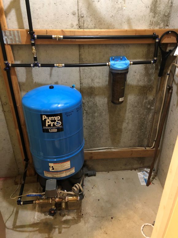 New Water Tank and While House Filter