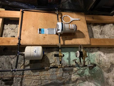 New Water filter system with 3 valve by-pass