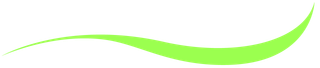 A green swirl on a white background.