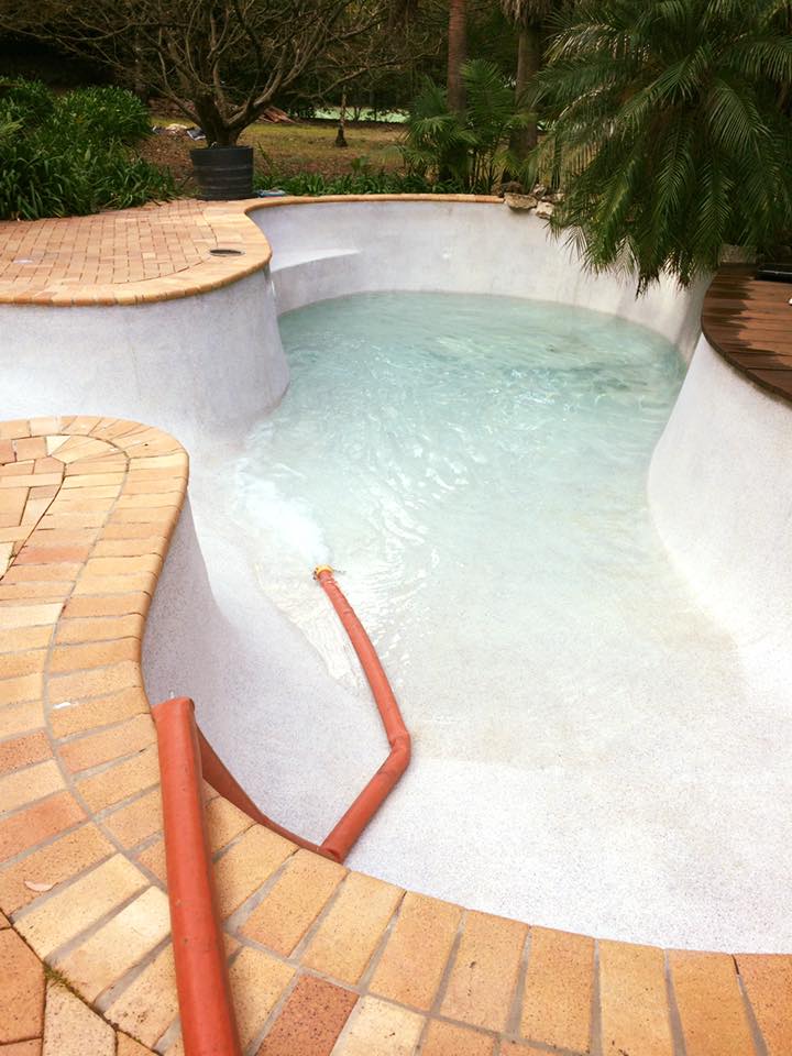 Pool Being Filled — Water Cartage in Morisset, NSW