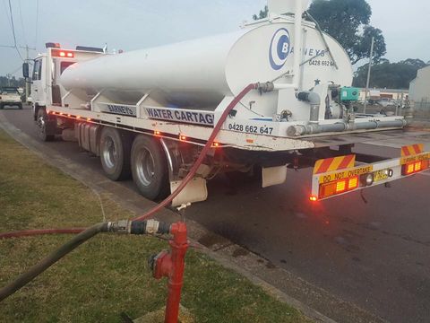 Barneys Water Cartage Truck — Water Cartage in Morisset, NSW