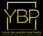 The logo for your balanced partners llc is black and gold.